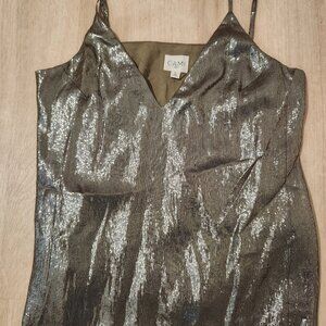 Women's Gold Toned Camisole Tank Top by Cami NYC